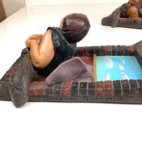 A Little Company Shelley & Michael Buonaiuto Blue Sky Window Sculpture 1118/2500 - Picture 12 of 15